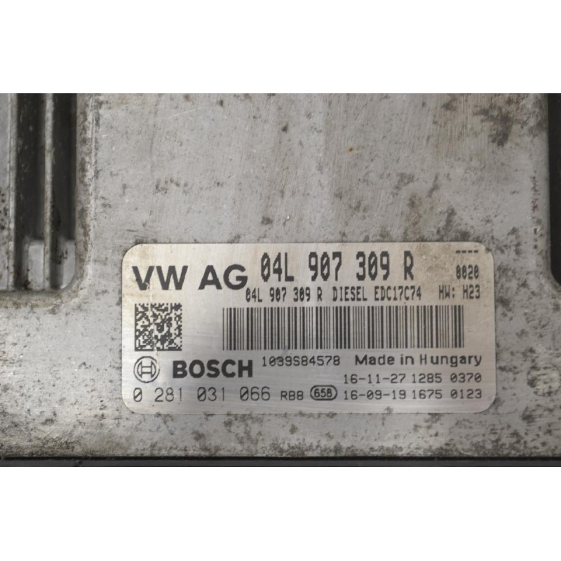Εγκέφαλος Volkswagen Golf 2.0 TDI 2008-2018 04L907309R 0281031066 1039S84578 (Γνήσιο) (Seat Audi Skoda)