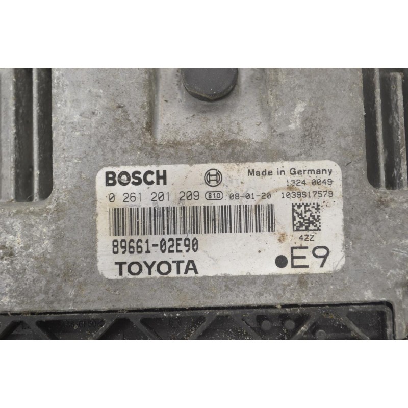 Εγκέφαλος Toyota Corolla - Auris 1.4D D4D 2005-2010 89661-02E90 0261201209 1039S17579
