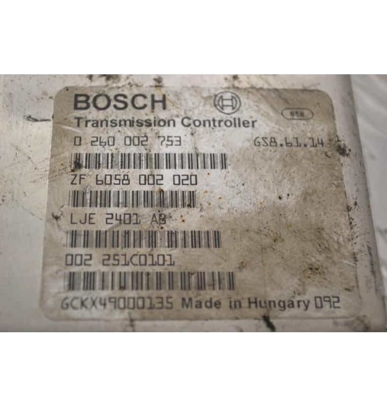 Εγκέφαλος Jaguar XJ 1997-2003 BOSCH 0260002753 ZF6058002020 LJE2401AB