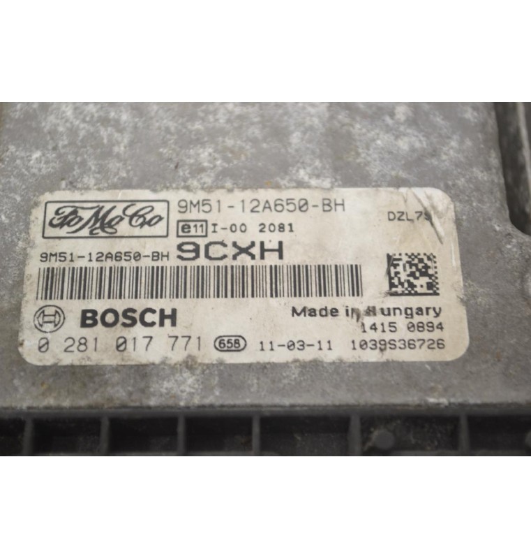 Εγκέφαλος Ford Focus 1.6D G8DD 2003-2015 9M51-12A650-BH 0281017771 1039S36726