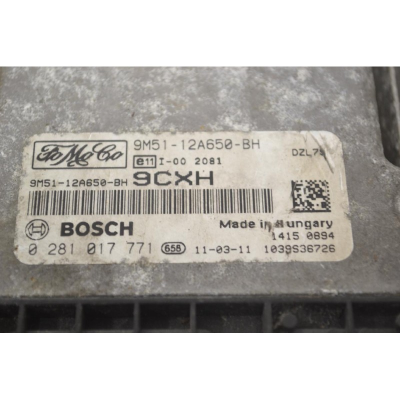 Εγκέφαλος Ford Focus 1.6D G8DD 2003-2015 9M51-12A650-BH 0281017771 1039S36726