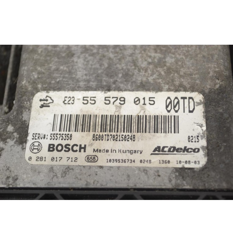 Εγκέφαλος Opel Corsa 2009-2014 BOSCH 5557901500TD 55575350 0281017712 1039S36734