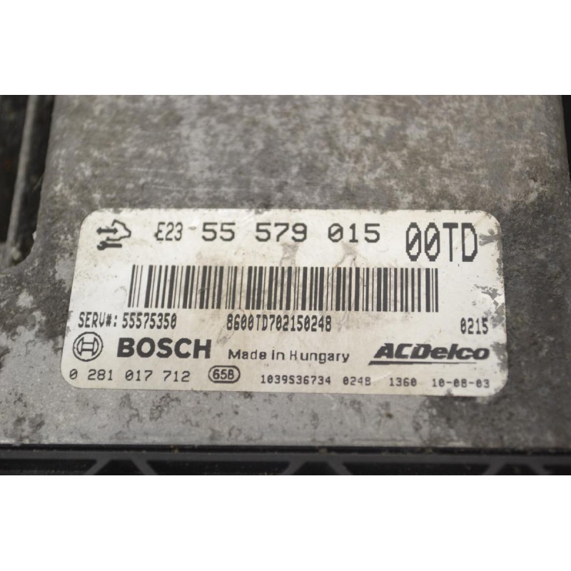 Εγκέφαλος Opel Corsa 2009-2014 BOSCH 5557901500TD 55575350 0281017712 1039S36734