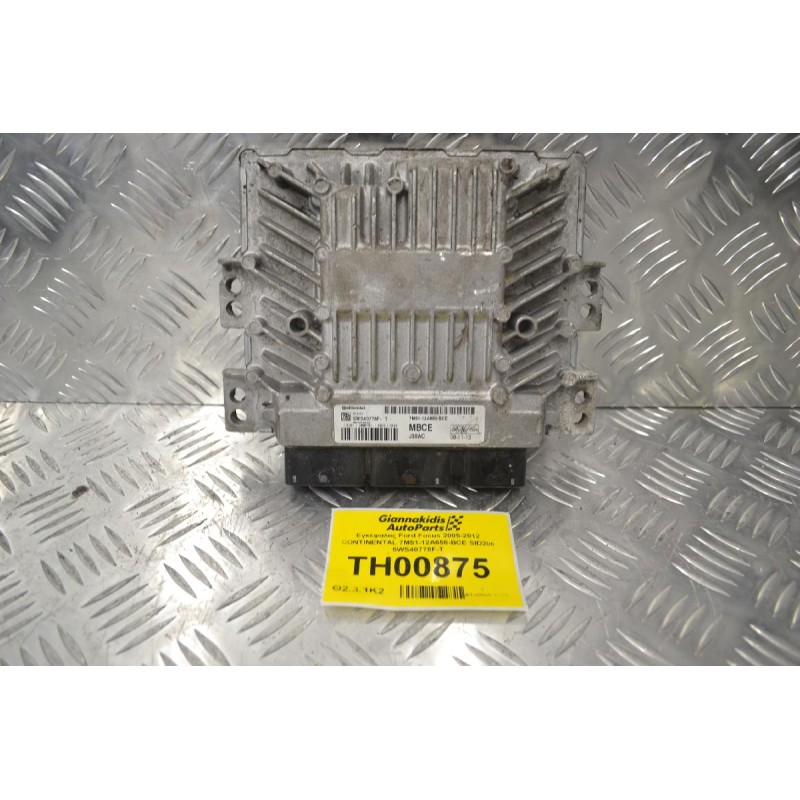 Εγκέφαλος Ford Focus 2005-2012 CONTINENTAL 7M51-12A650-BCE SID206 5WS40778F-T