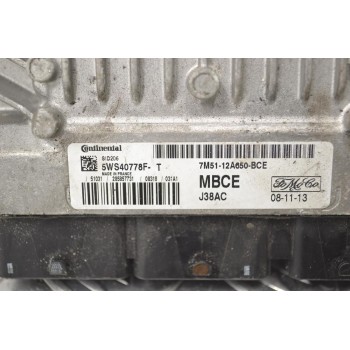 Εγκέφαλος Ford Focus 2005-2012 CONTINENTAL 7M51-12A650-BCE SID206 5WS40778F-T