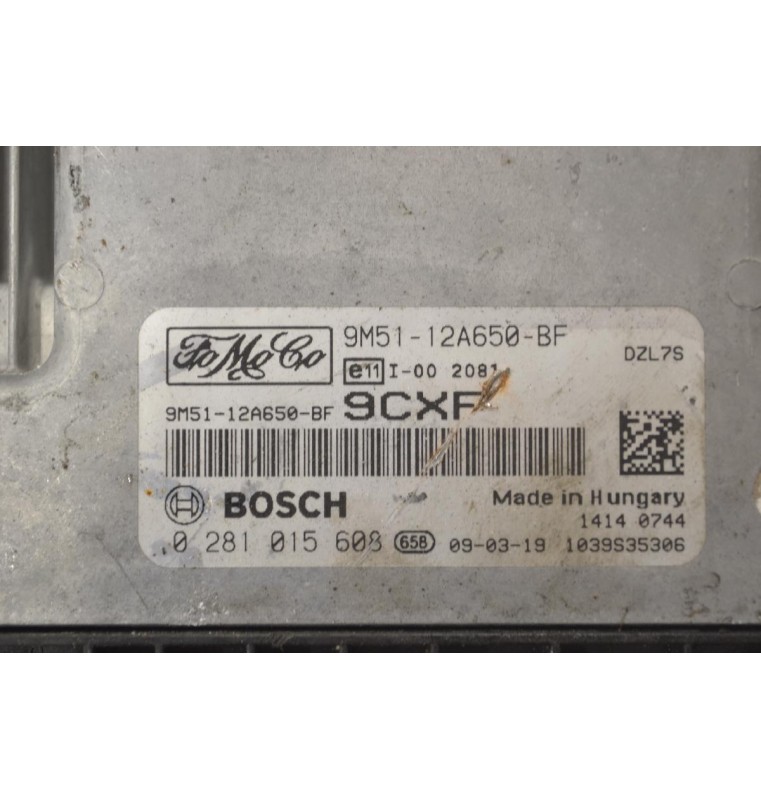 Εγκέφαλος Ford Focus 1.6D G8DD 2003-2015 9M51-12A650-BF 028015608 1039S35306