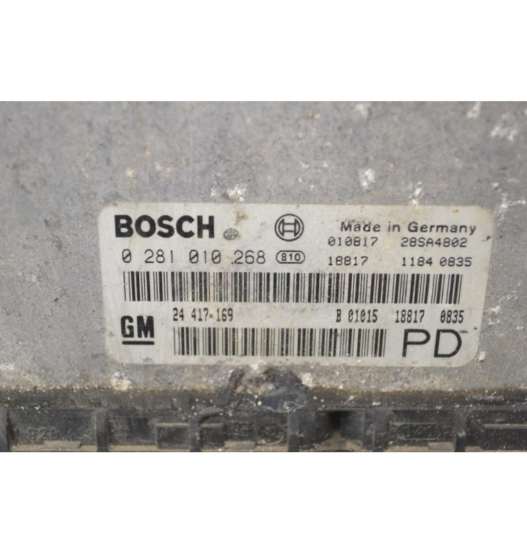 Εγκέφαλος Opel Zafira 2000-2005 BOSCH 0281010268 28SA4802