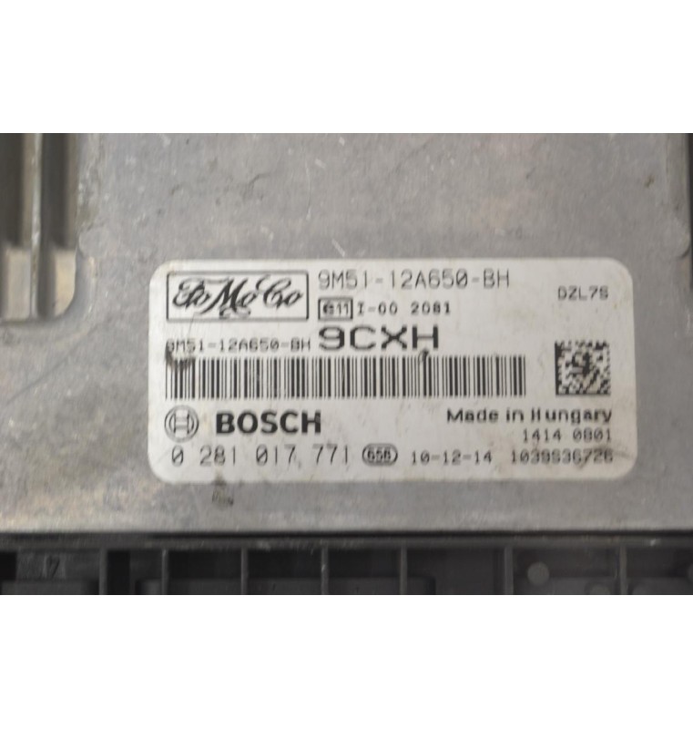 Εγκέφαλος Ford Focus 1.6D G8DD 2003-2015 9M51-12A650-BH 0281017771 1039S36726
