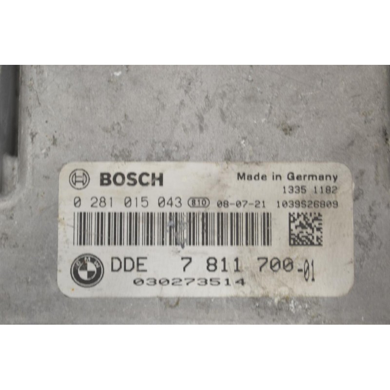 Εγκέφαλος Bmw 320 2007-2010 BOSCH 0281015043 1039S26809 7811700-01