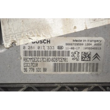Εγκέφαλος Peugeot 308 2009-2014 BOSCH 0281017333 9677013180 1039S46813