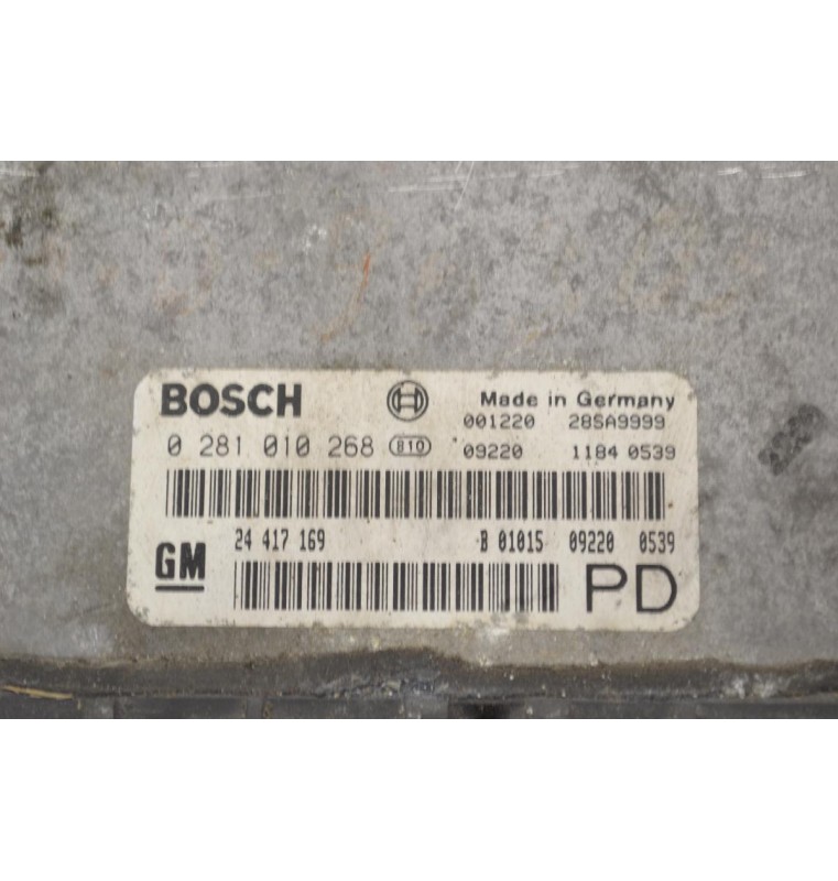 Εγκέφαλος Opel Zafira 2000-2005 BOSCH 0281010268 28SA9999