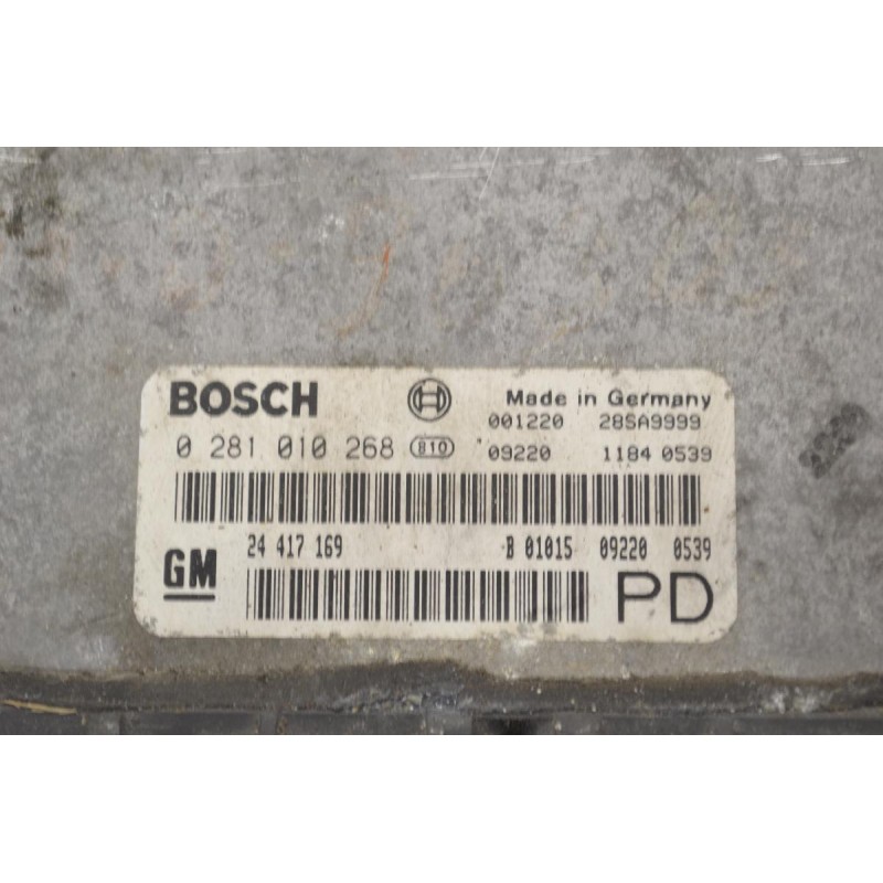 Εγκέφαλος Opel Zafira 2000-2005 BOSCH 0281010268 28SA9999