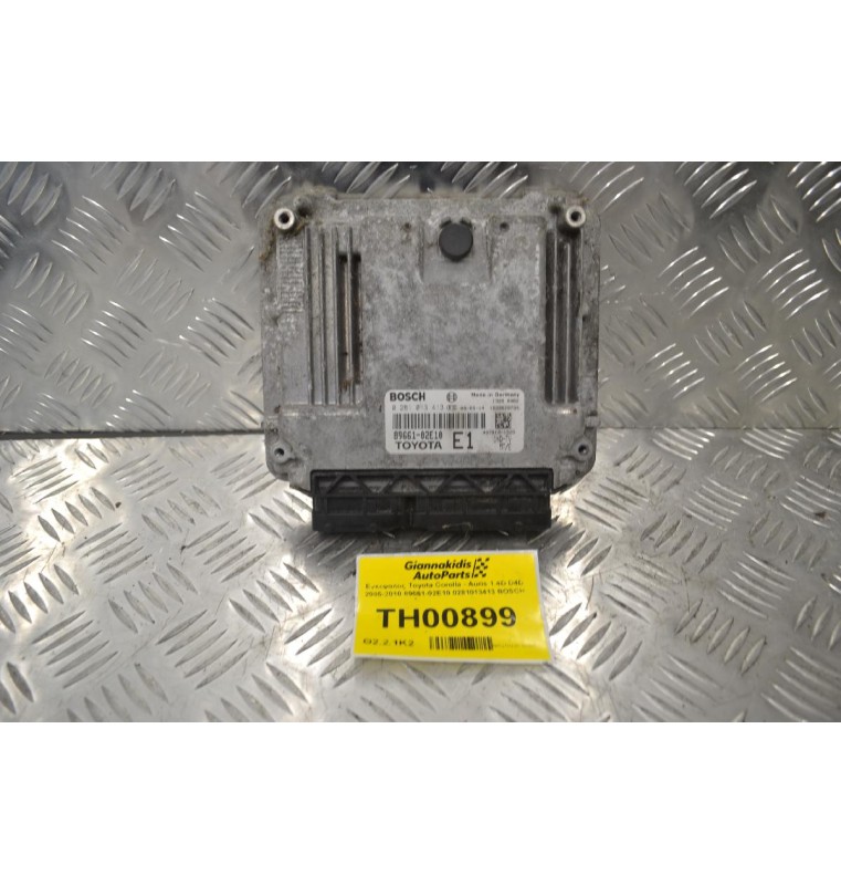 Εγκέφαλος Toyota Corolla - Auris 1.4D D4D 2005-2010 89661-02E10 0281013413 BOSCH