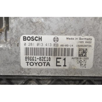 Εγκέφαλος Toyota Corolla - Auris 1.4D D4D 2005-2010 89661-02E10 0281013413 BOSCH
