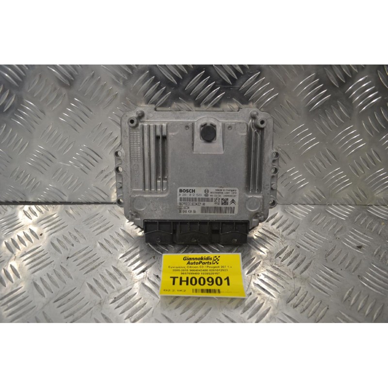 Εγκέφαλος Citroen C3 / Peugeot 207 1.4 2005-2015 9664843480 0281012523 9657699480 1039S20167