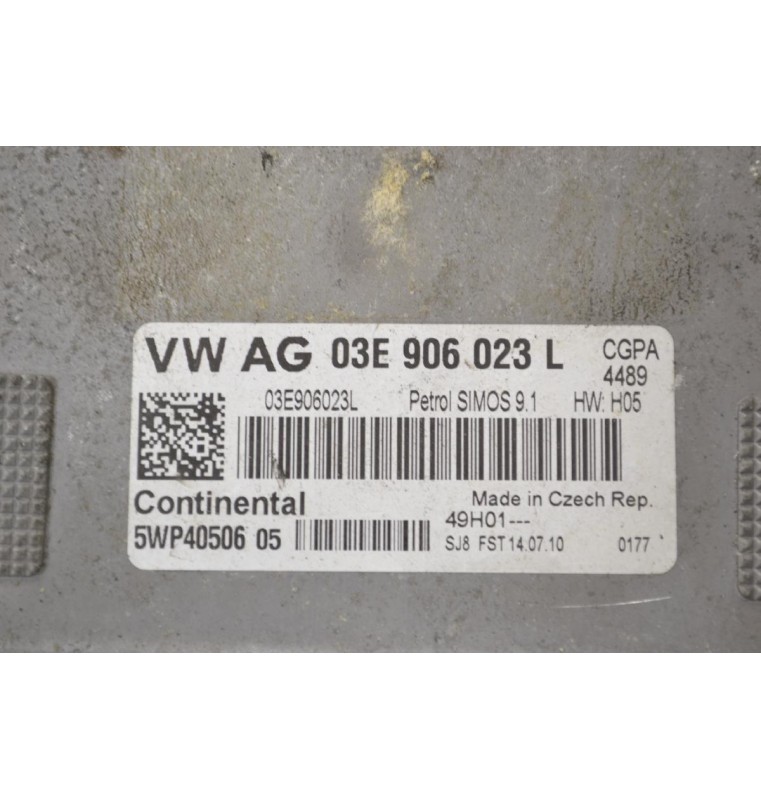 Εγκέφαλος Volkswagen Polo 1.2 2006-2015 03E906023L 03E906023L 5WP40546 (Seat / Audi / Skoda)