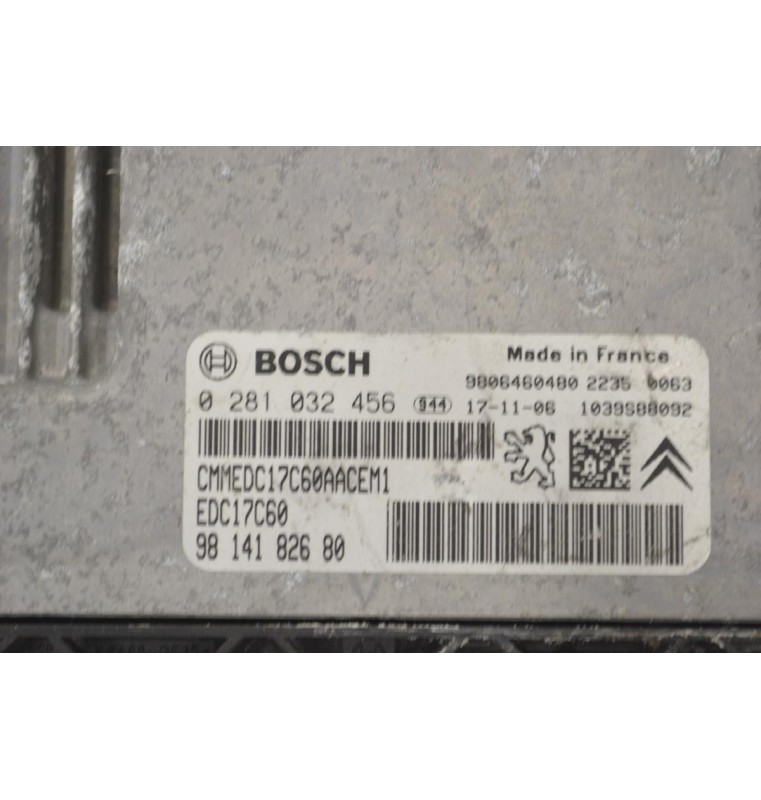 Εγκέφαλος Citroen C4 2015-2018 BOSCH 0281032456 9814182680 1039S88092