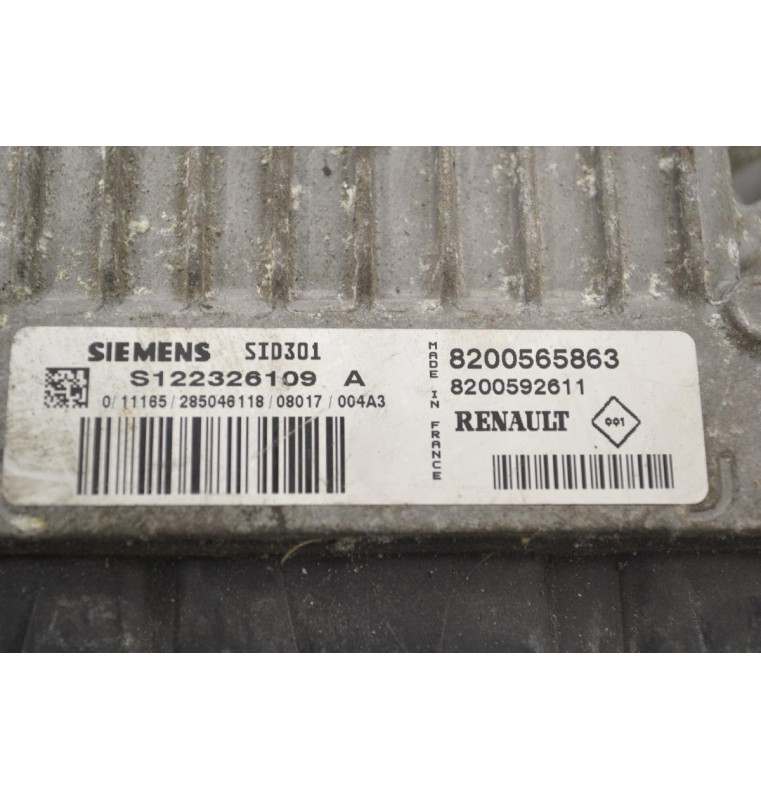 Εγκέφαλος Renault Clio 2005-2014 SIEMENS S122326109A 8200565863 8200592611 SID301