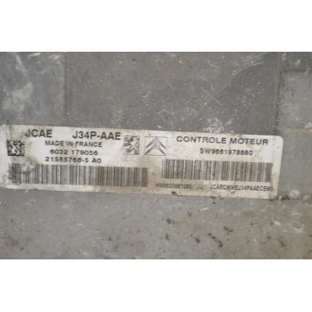 Εγκέφαλος Peugeot 206 1998-2012 SW9661978880 6032 179056 21585768-5A0