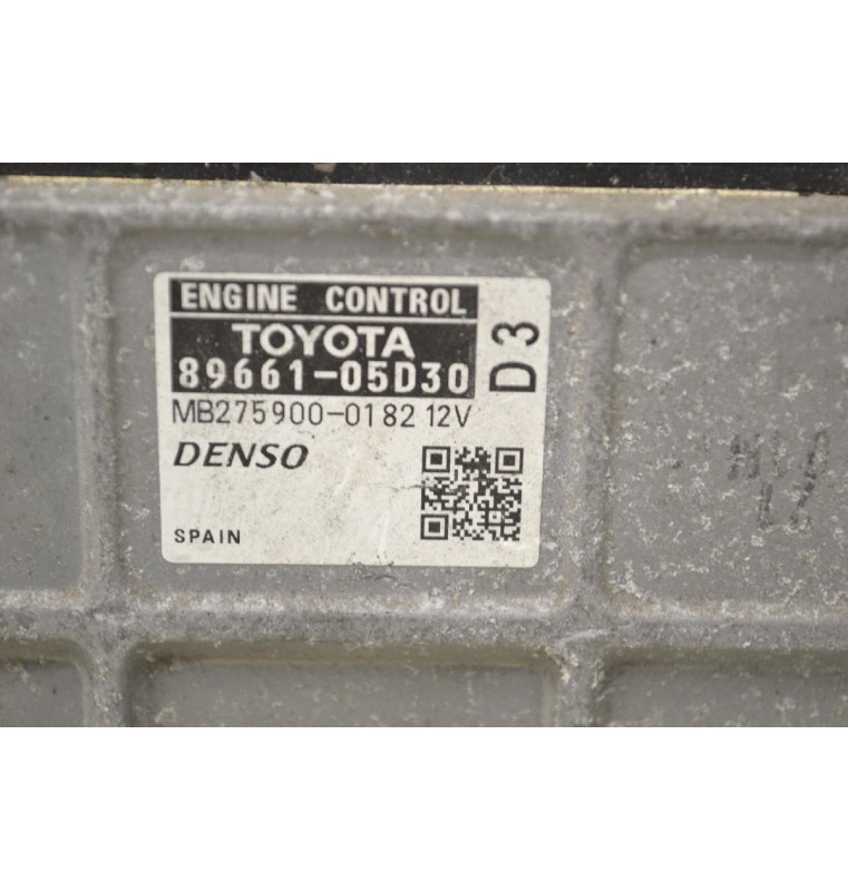 Εγκέφαλος Toyota Avensis 2.0 D4D 2008-2013 89661-05D30 MB275900-0182