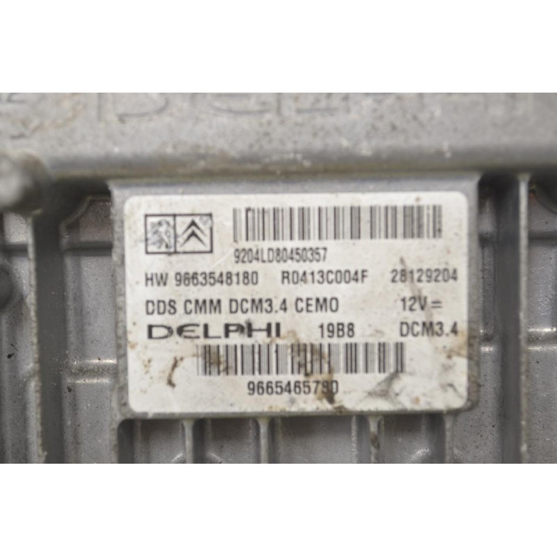 Εγκέφαλος Peugeot 407 2.0 HDI 2004-2012 9663548180 R0413C004F 281299204 9665465780 (Citroen C5 X7)