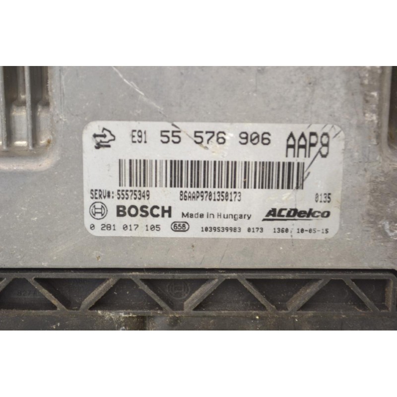 Εγκέφαλος Κινητήρα Opel Insignia A20DTH BOSCH 55576906 0281017105