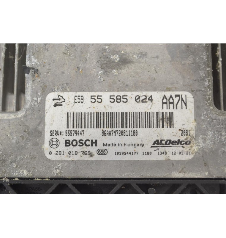Εγκέφαλος Opel Insignia / Zafira 2.0 CDTI 2008-2018 55585024 0281018769 55579447 1039S44177