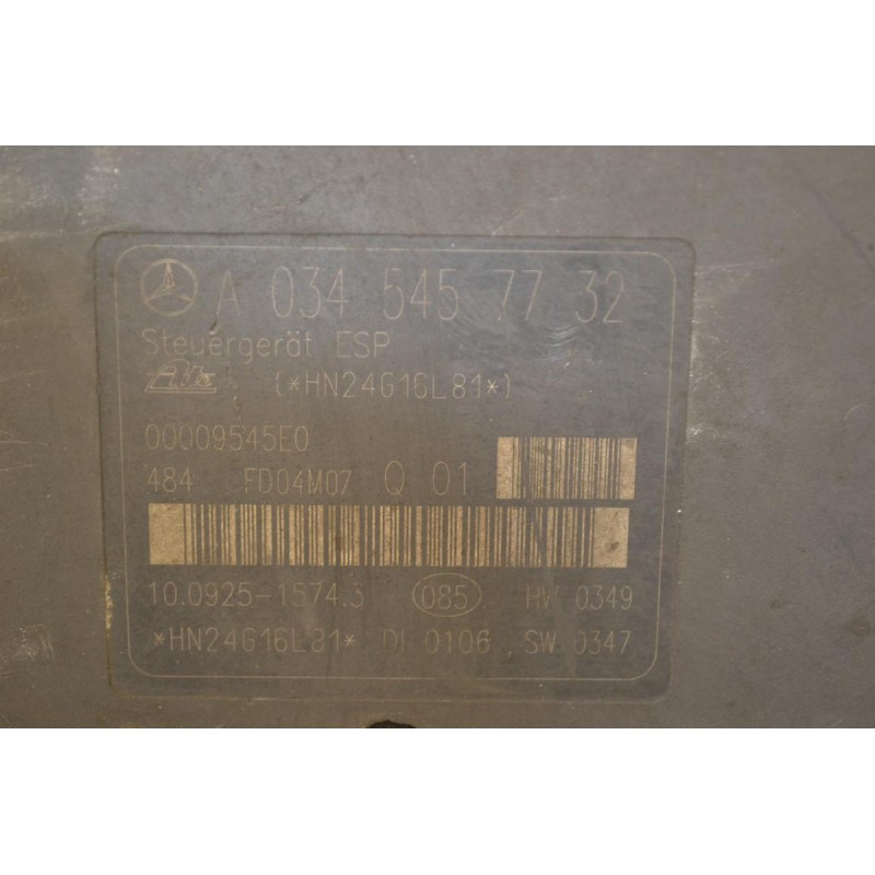 Μονάδα ABS Mercedes-Benz C 180 2000-2007 0054312912Q01 0345457732 10092515743