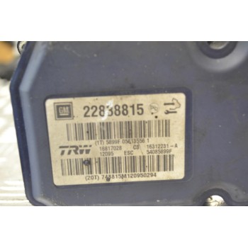Μονάδα ABS Opel Insignia 2008-2018 22838815 16817028 16312231-A 54085899F