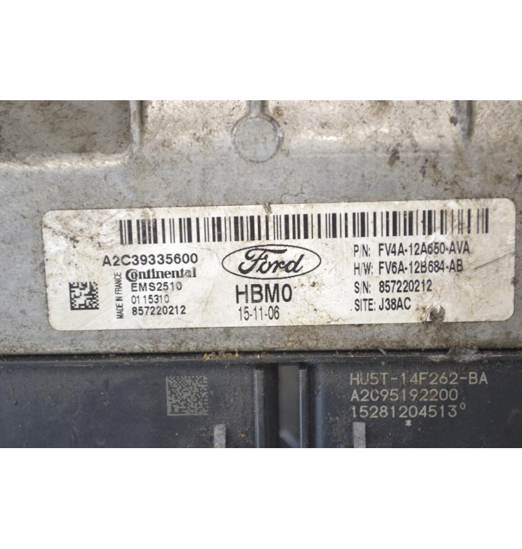 Εγκέφαλος Ford Kuga 2013-2016 CONTINENTAL FV4A-12A650-AVA A2C39335600 857220212 J38AC EMS2510