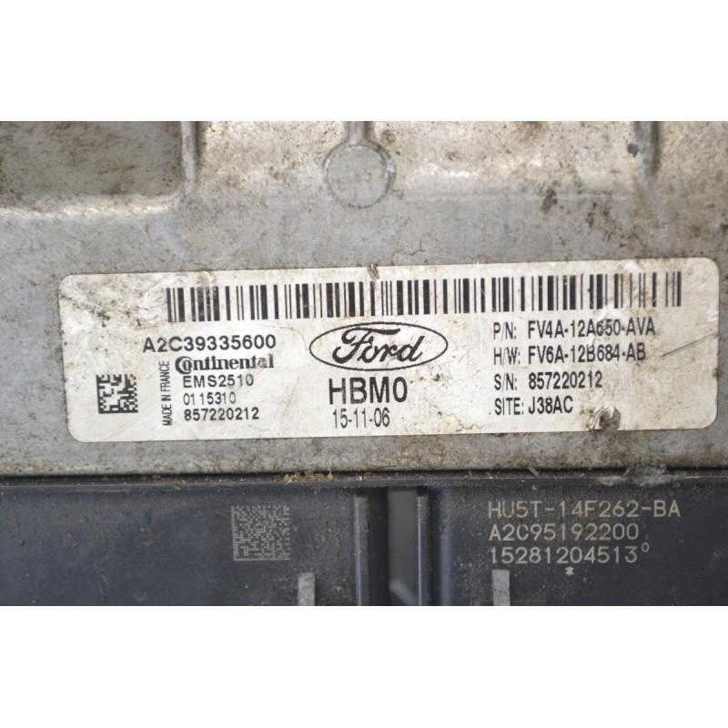 Εγκέφαλος Ford Kuga 2013-2016 CONTINENTAL FV4A-12A650-AVA A2C39335600 857220212 J38AC EMS2510