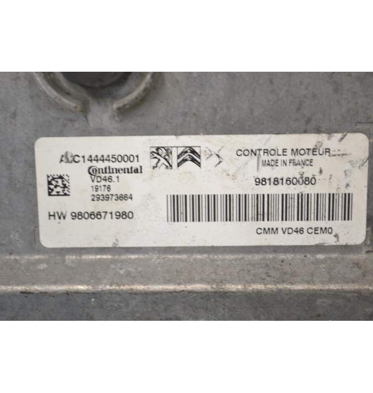 Εγκέφαλος Peugeot 5008 / 2008 2010-2025 Continental 9806671980 9818160080 (Citroen DS3 C4)