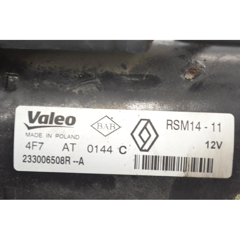 Μίζα Renault Kangoo 2010-2025 VALEO 233006508R 4F7 AT 0144C RSM14-11