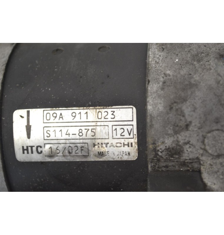 Μίζα Volkswagen Golf 1.8 1996-2012 HITACHI 09A911023 S1114-875 12V (Seat - Audi - Skoda) (1.8 1.9D 2.3)