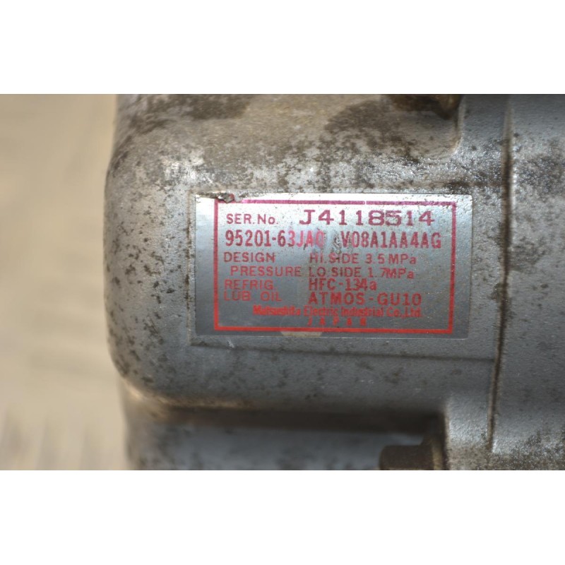 Κομπρεσέρ Aircondition - A/C Κλιματισμός Suzuki Jimny M13A 1998-2005 95201-63JA0 V08A1AA4AG