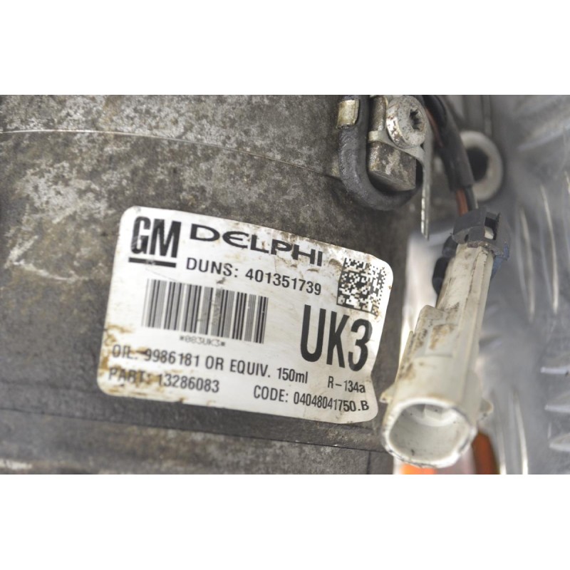 Κομπρεσέρ Aircondition Opel Corsa 1.4cc Z14XEP 2001-2008 DELPHI 13286083 UK3