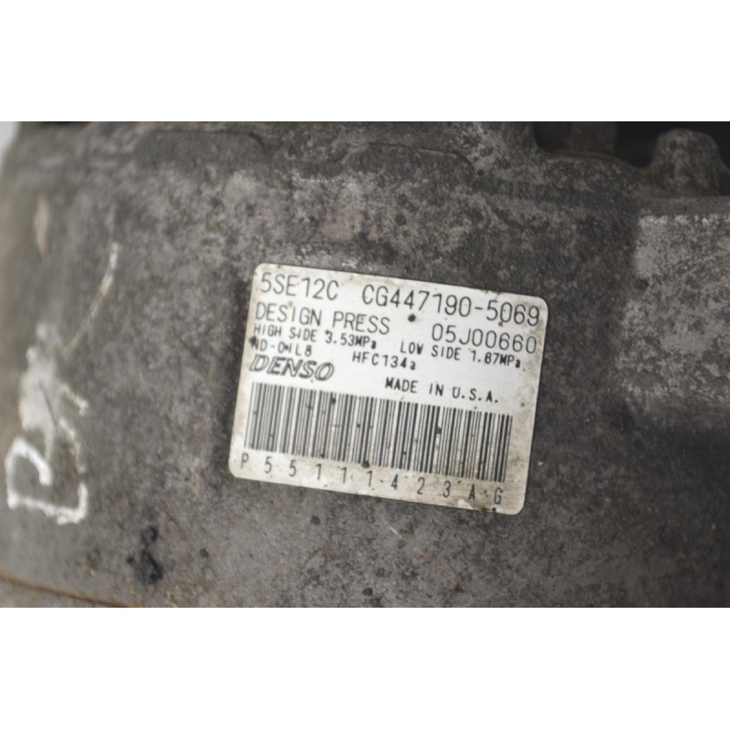 Κομπρεσέρ Aircondition - A/C Jeep Patriot - Caliber BYL 2002-2012 DENSO CG447190-5069 05J00660 (BLY)