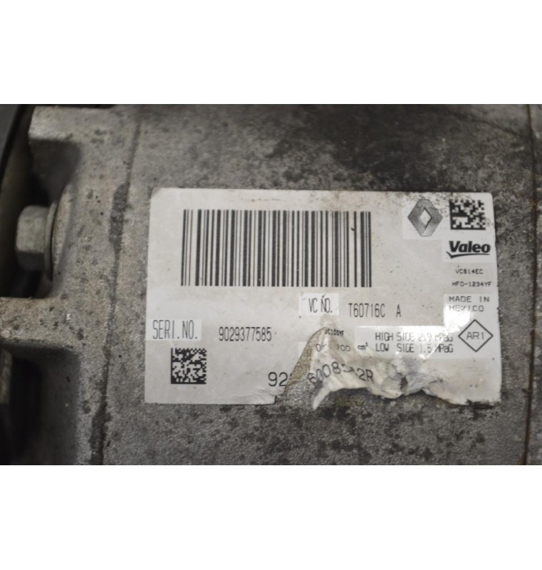 Κομπρεσέρ Aircondition - A/C Renault Captur 1.5 DCI 2013-2020 926008582R