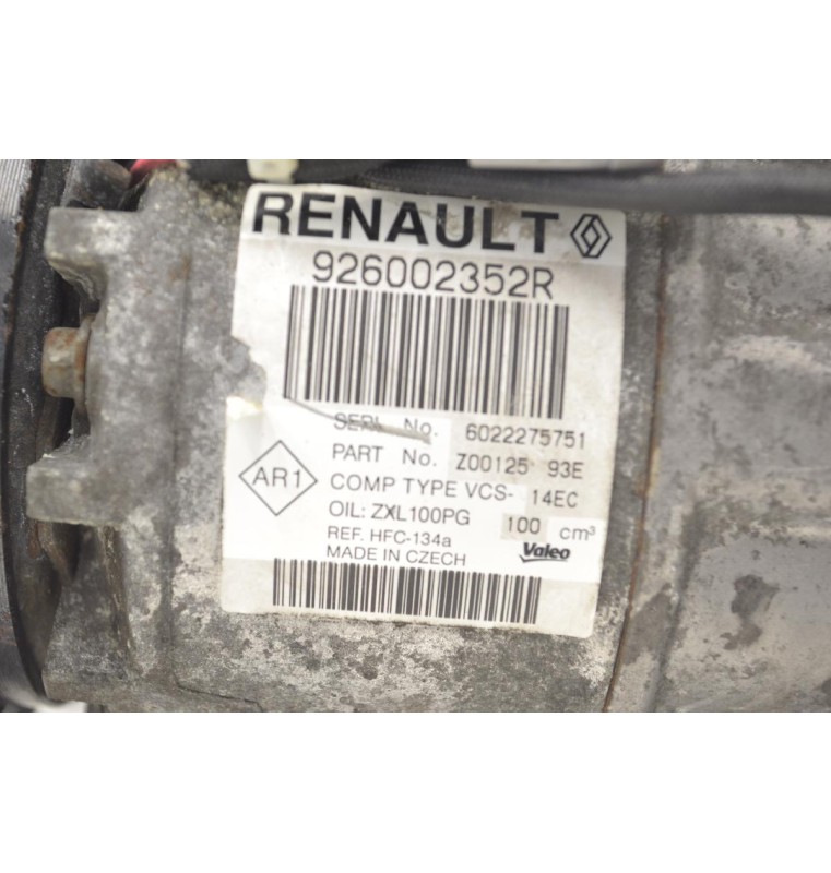 Κομπρεσέρ Aircondition - A/C Renault Clio / Kangoo 1.5 K9K 2002-2010 926002352R