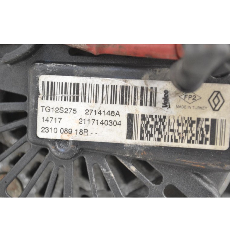 Δυναμός Renault Clio - Captur H5F H4B 2016-2020 231008918R TG12S275 2714146A (Dacia Sandero) (Γνήσιος)