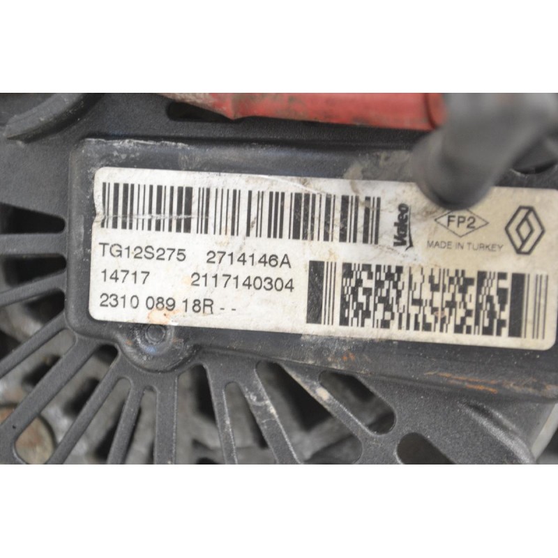 Δυναμός Renault Clio - Captur H5F H4B 2016-2020 231008918R TG12S275 2714146A (Dacia Sandero) (Γνήσιος)