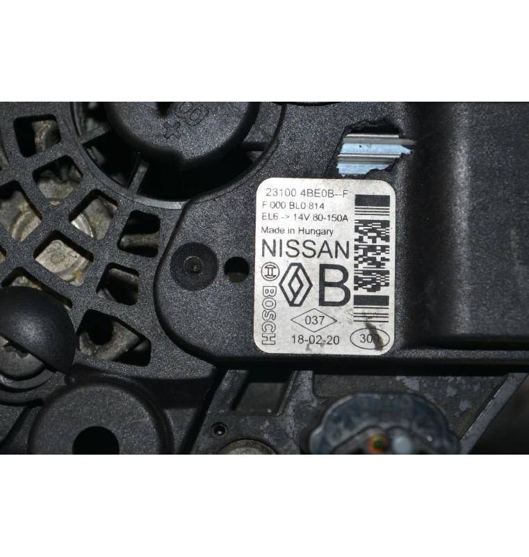 Δυναμό Renault Megane - Nissan Qashqai - Opel Vivaro 1.6 DCI R9M 80-150A 14V 2014-2020 23100-4BE0B (Talisman - Scenic - Trafic) (Γνήσιο)