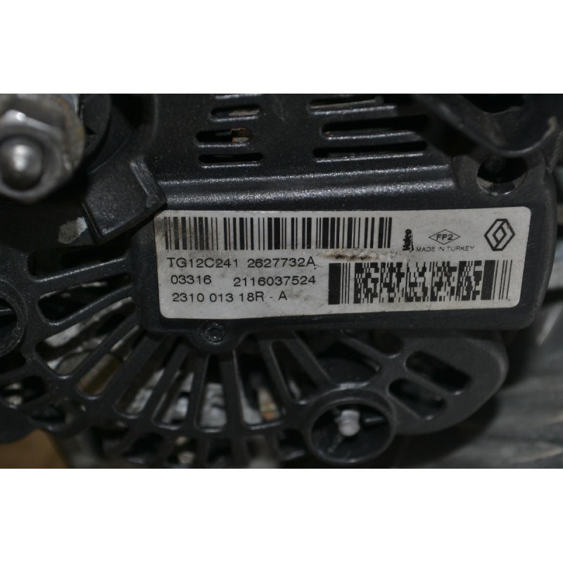 Δυναμό Nissan Juke - Qashqai 1.5 DCI K9K 677 2010-2019 231001318R-A TG12C241 (Renault Clio / Captur)