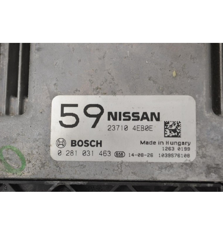 Εγκέφαλος Nissan Qashqai 1.6 DCI R9M 2008-2018 BOSCH 23710-4EB0E 0281031463 1039S76108