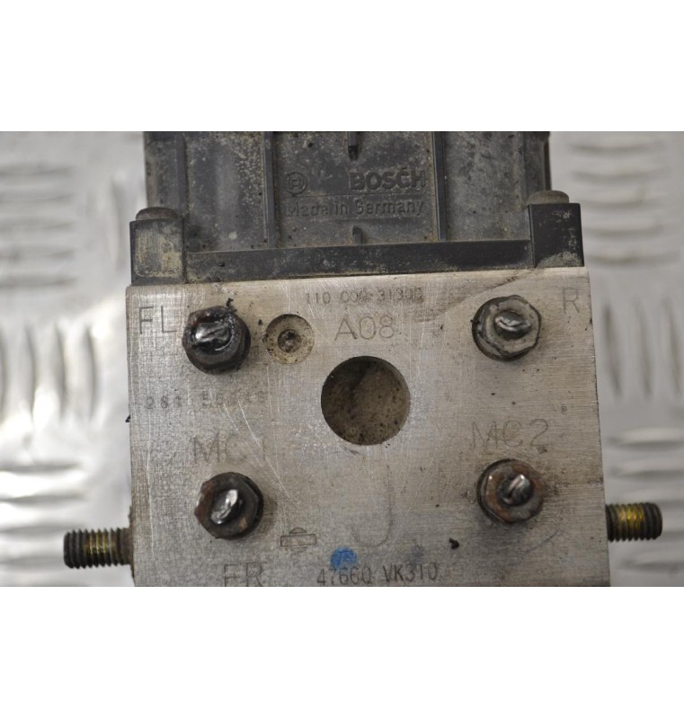 Μονάδα ABS Nissan Navara D22 1998-2005 BOSCH 47660-VK310 11000031300