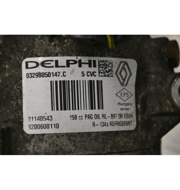 Κομπρεσέρ Aircondition - A/C Renault Scenic 2005-2008 DELPHI 01140543 8200600110 03298050147.C