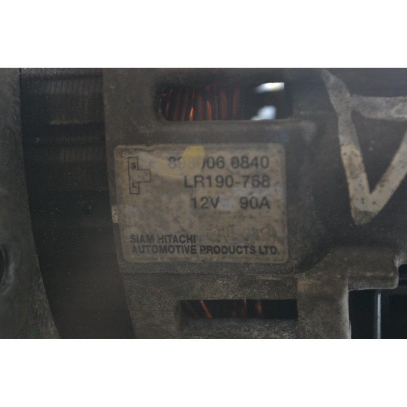 Δυναμό Isuzu D-Max 4JJ1 3.0 2005-2012 8980060840 LR190-768 12V