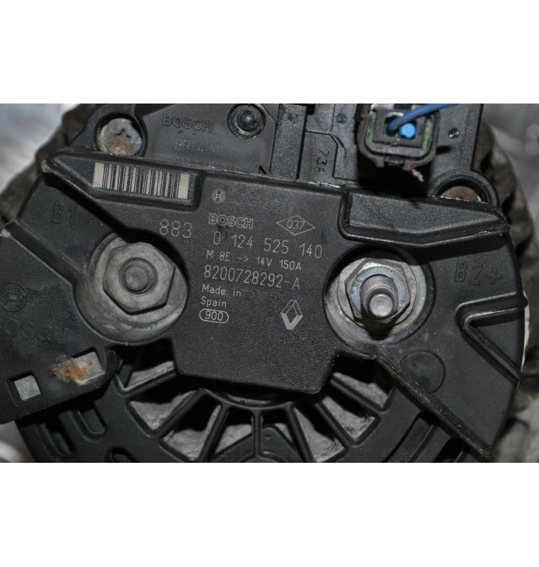 Δυναμό Nissan Juke - Qashqai 1.5 DCI K9K H282 150A 2010-2017 BOSCH 0124525140 8200728292-A