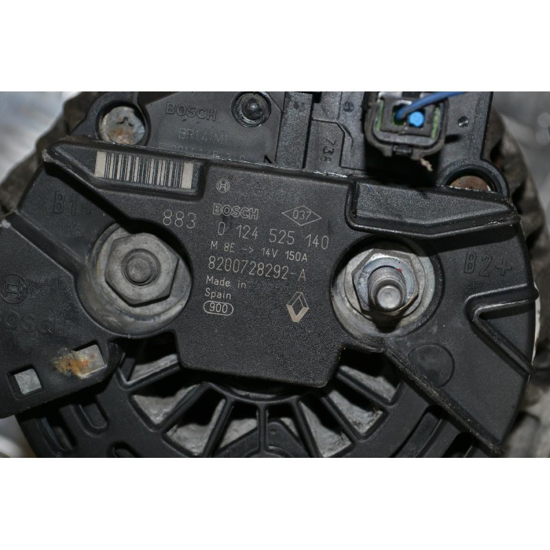 Δυναμό Nissan Juke - Qashqai 1.5 DCI K9K H282 150A 2010-2017 BOSCH 0124525140 8200728292-A