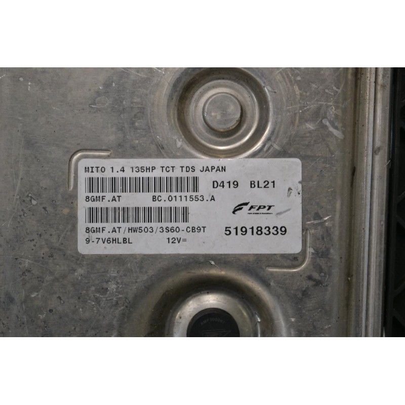 Εγκέφαλος Alfa Romeo Mito 2009-2014 51918339 D419 BL21